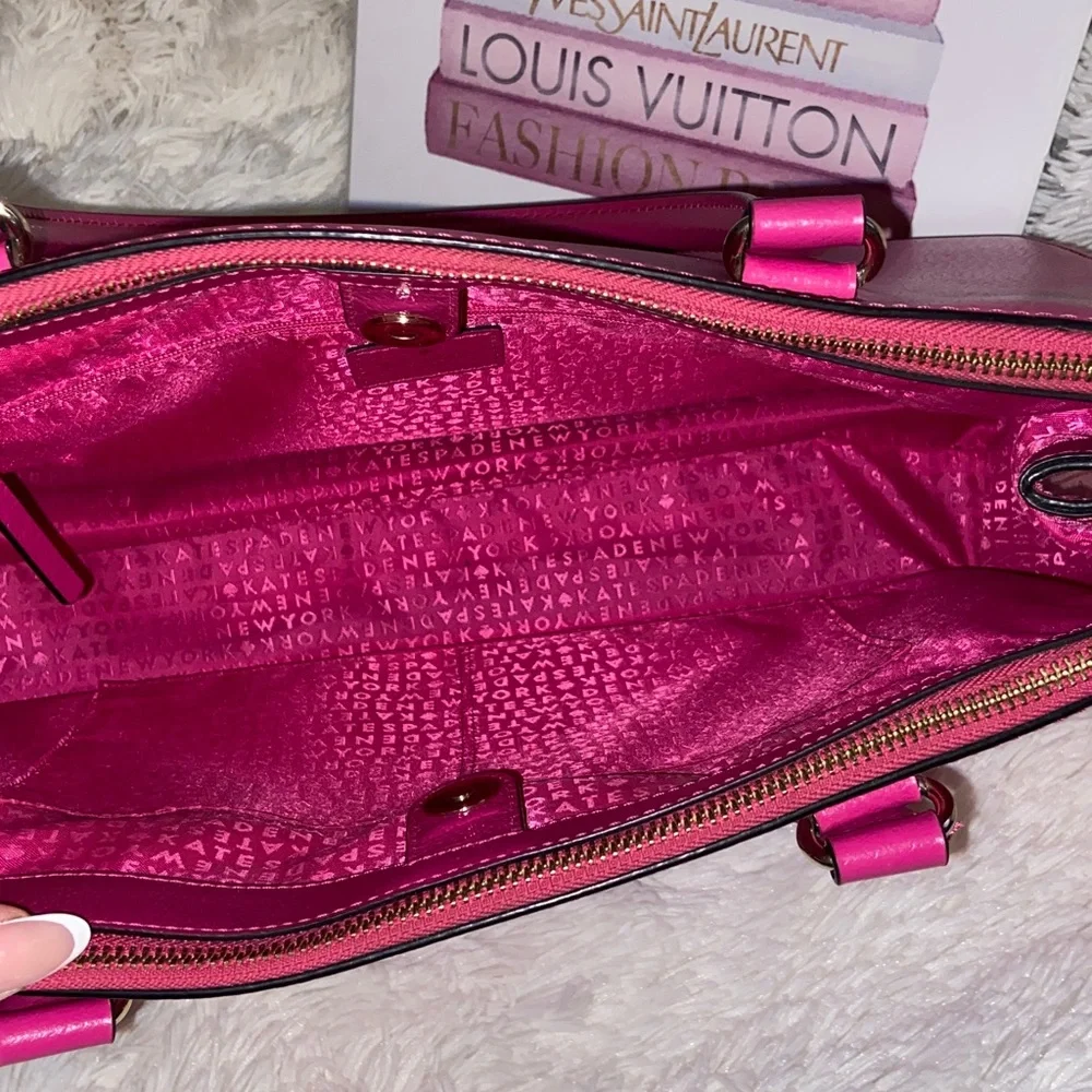 kate spade Hot Pink Leather Shoulder Bag